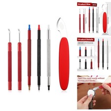 Watch Hand Presser Pusher Removal Tool Kit 6pc Set For Watch Repair Maintenance