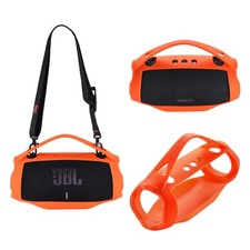 Silicone Case for JBL Xtreme 4 Speaker Orange Shockproof Skin