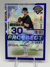 2024 Panini Prospect Edition - Michael Massey Blue Ice Prizm /299 #50
