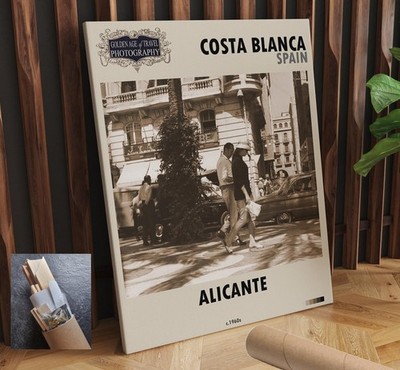 Spain Alicante Costa Blanca CANVAS WALL ART 24x30 in