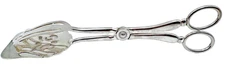 Vintage Leonard Silver Plated Cake Tongs Made in Italy Confection  Silverware