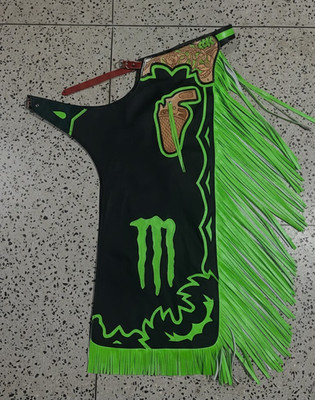 Custom Bull Riding Chaps for Kids and Adults - Pro Rodeo Chaps with Leather Tool