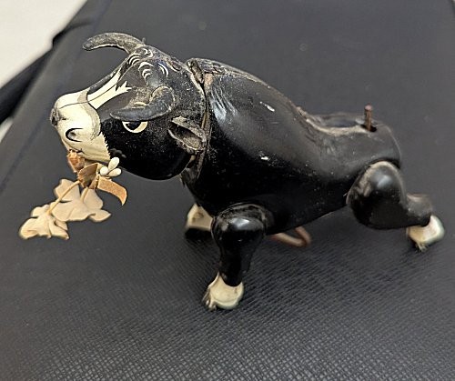 Vintage 1950's DISNEY'S FERDINAND the BULL the Uncommon Linemar windup version