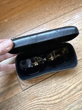 CHANEL Sunglasses CH5505 Black Polarized 54mm Square Gold Authentic Womens 