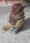  Rare 3 VTG chickadees Christmas holiday winter birds  freestanding  adorable   — photo 5