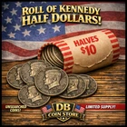 US Half Dollar Unsearched Bank Rolls! 20 COIN ROLL! Liberty, Franklin, Kennedy?.