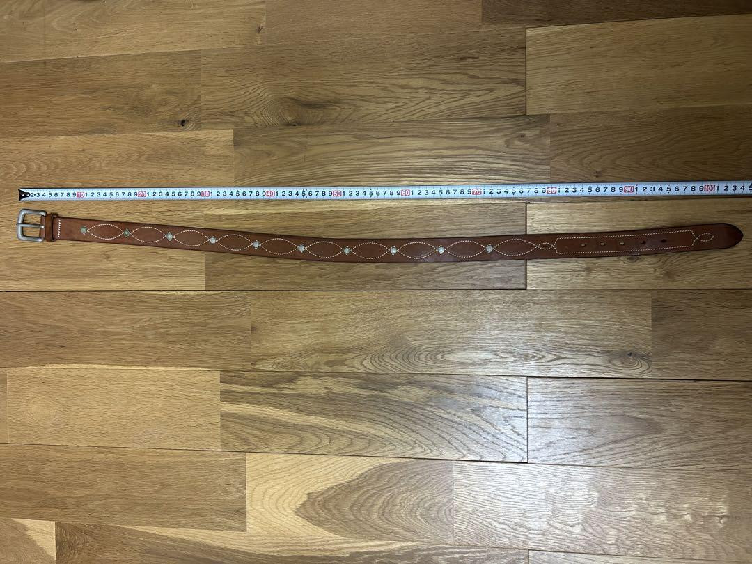 Buttero Italian Brown Leather Belt Unmatched Craftsmanship Size Like New