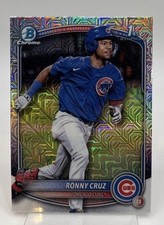 Ronny Cruz 2025 Bowman Chrome 1st Mega Box Mojo Refractor #BCP213 Cubs/Nationals