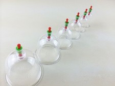 6Pcs/set New Vacuum Cupping w/Suction Pump Suction Therapy Relaxation Massage g