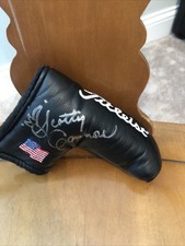 Scotty Cameron Black Flag Putter Headcover - 1995-1997 - Excellent - Autographed