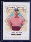 Tiger Woods 2025 UD Goodwin Champions Real Worn Golf Patch Card