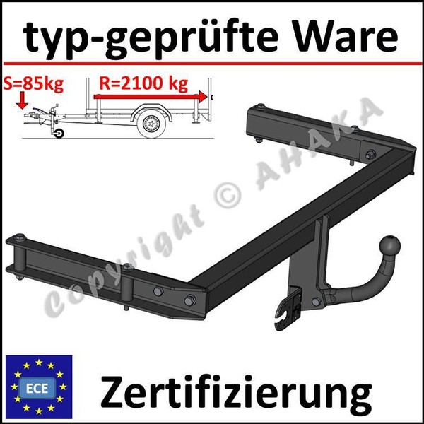 AHK ABE FüR Audi A6 4F2 4F5 Bj Ab 2004 Limo Avant AnhäNgerkupplung-image