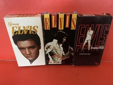 Lot of 3 Elvis Presley VHS Tapes - See Item Description for Details