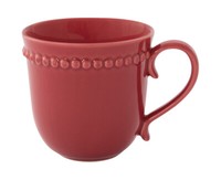 Becher, Tasse Tiffany Burgundy Rot Rund 350Ml Aus Porzellan Easy Life