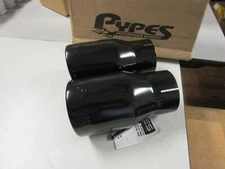 PYPES PERFORMANCE EXHAUST EXTENSIONS - BLACK #EVT53B - QTY. 1 SET