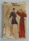 VOGUE #8888 MISSES' SIZE L 16-18 LOOSE-FITTING FRONT WRAP BATH ROBE PATTERN — photo 1