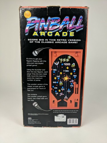 Planet Pinball Game | Classic Games | Wooden Pinball Board | OPEN BOX - Picture 2 of 6
