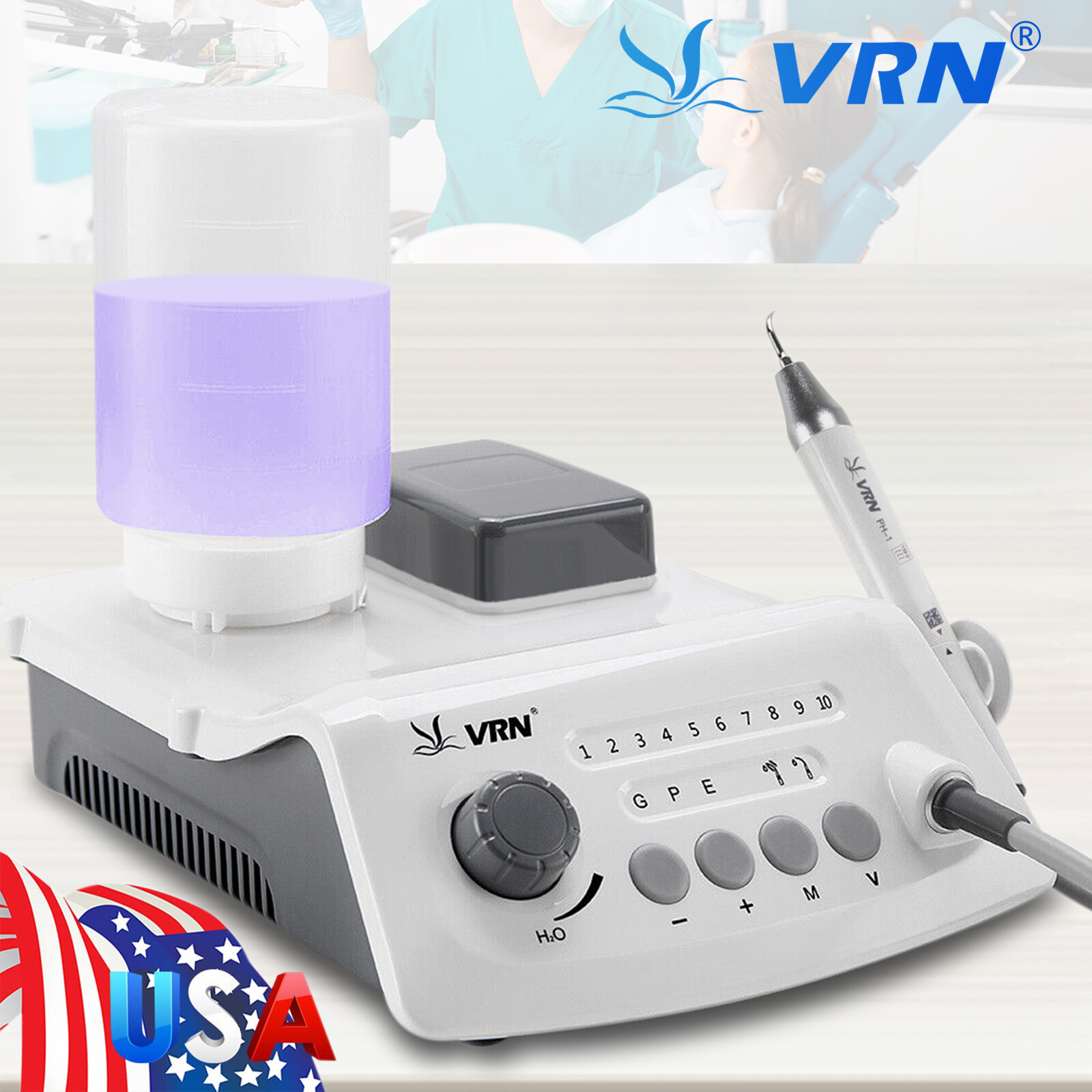 LED Dental Ultrasonic Piezo Scaler Handpiece Bottles Fit EMS - Foto 13