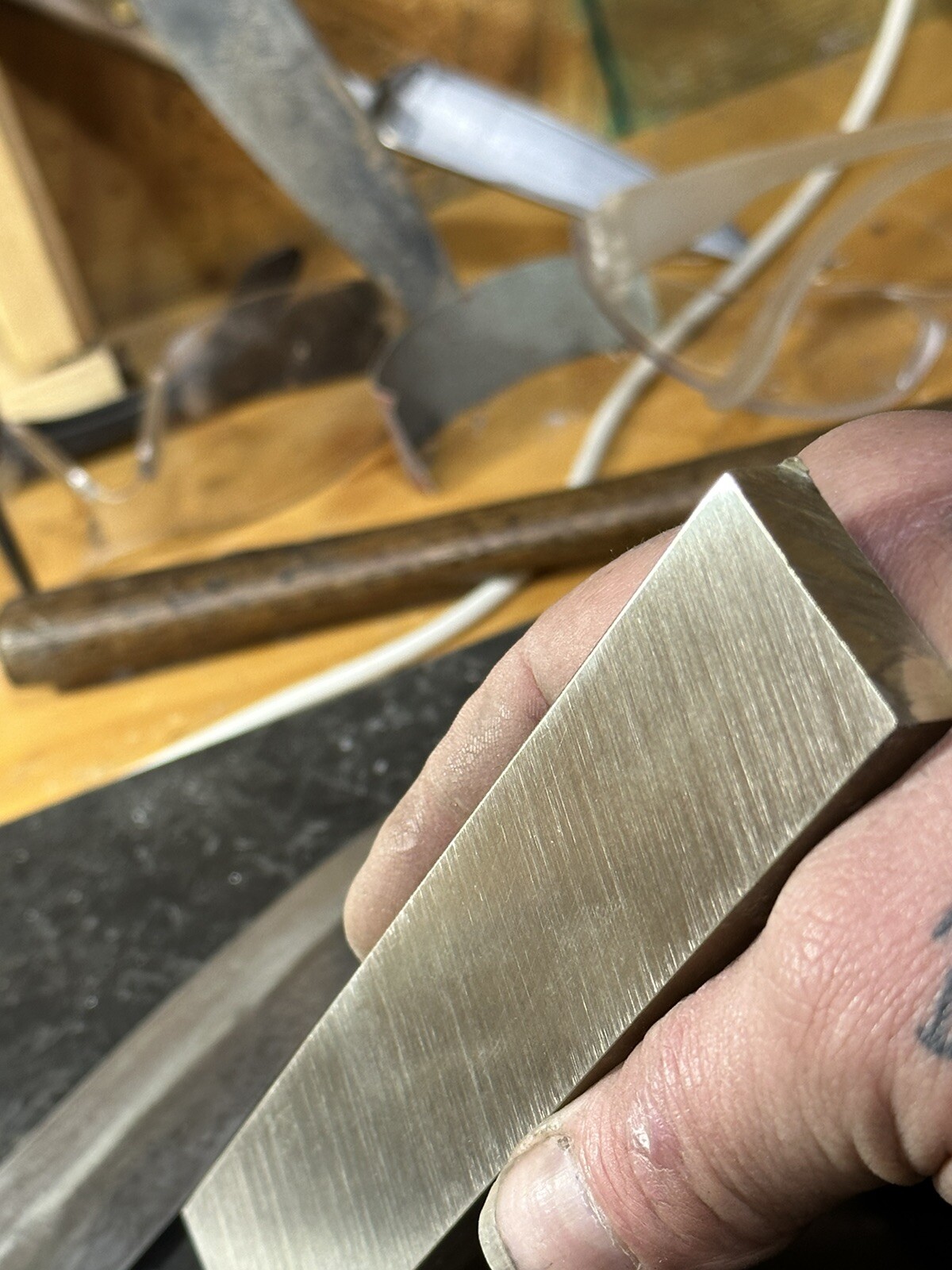 Nickel Silver Bolster Knife Bar stock 1 1/4 X 3/8 X 6 Knife Material eBay