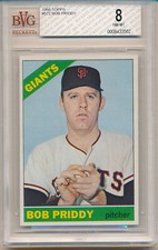 1966 Topps Bob Priddy (High Number Series) (#572) BVG8 BVG