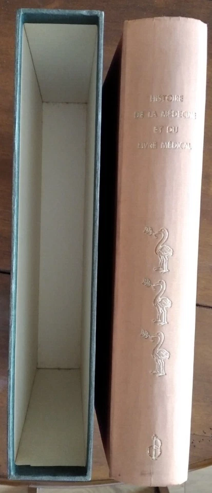 Livre + Emboitage : HISTOIRE DE LA MEDECINE ET DU LIVRE MEDICAL - Dédicace. - Photo 3/4
