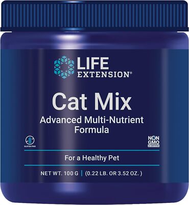 Life Extension Cat Mix   For Heart, Kidney & Pancreatic Function + Gut... 