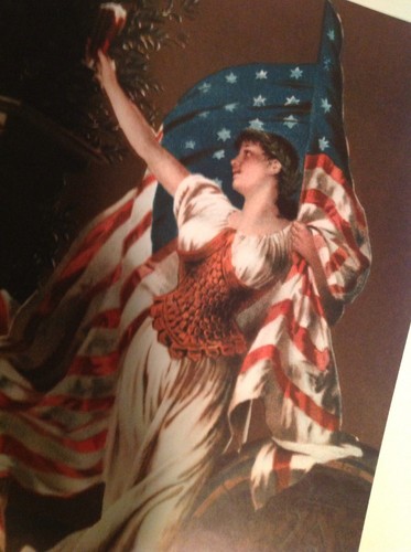 ANHEUSER BUSCH Columbian TRADE CARD Lady Liberty BUDWEISER Poster Lot Of 2 NOS - Picture 6 of 11