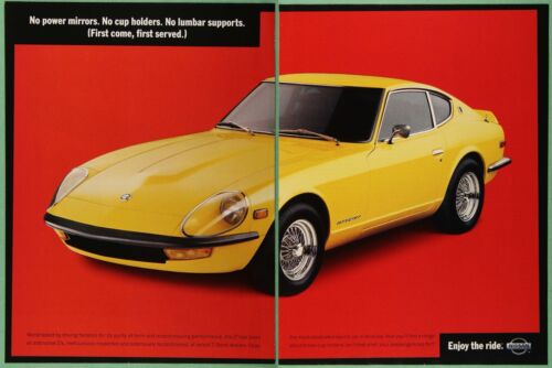 Datsun 240 260 Z Reconditioned Yellow Sports Car Vintage Print Ad 1997
