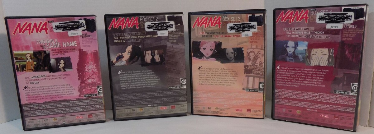 Sarah Ann Nana コミック dvd NANA Uncut Box Set Complete Series