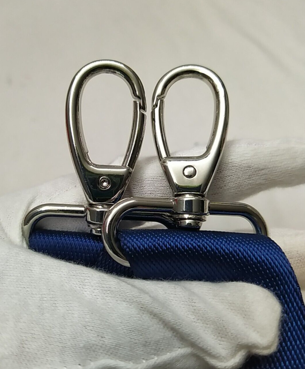 Blue Nylon Replacement Strap W/ Push Silvertone G… - image 9