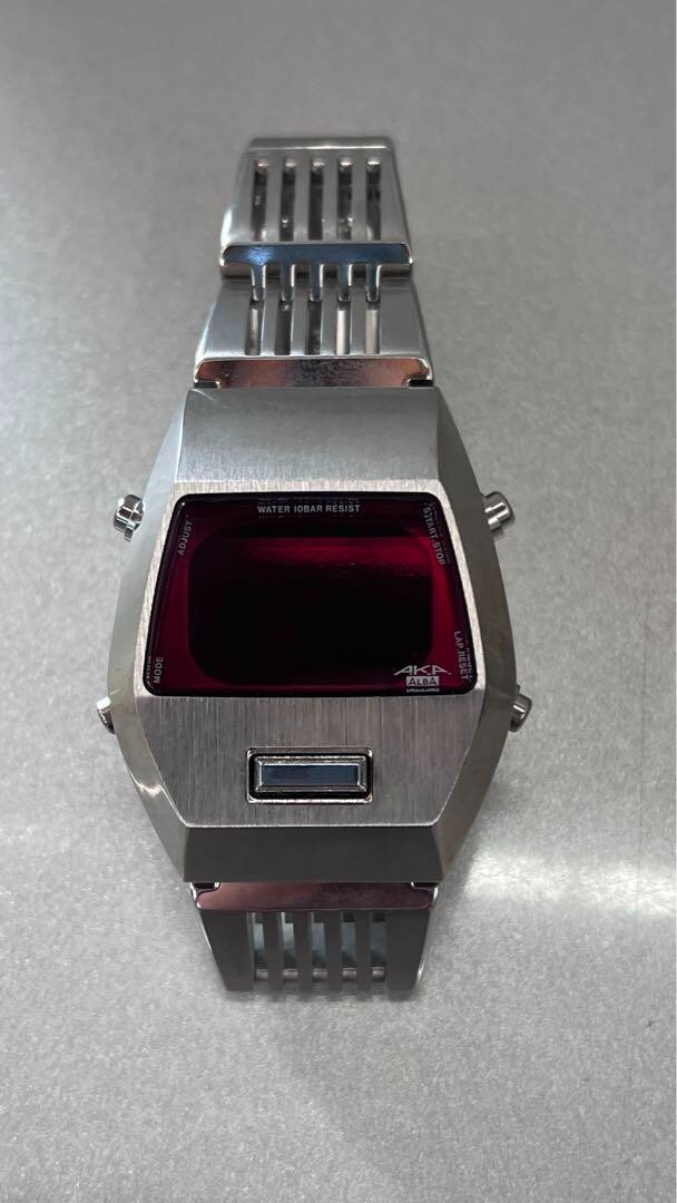 SEIKO ALBA AKA W670-4000 Darth Vader Quartz Digital Men's SEIKO ALBA AKA W670-4000 Darth Vader Quartz Digital Men's