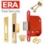 2 X GLEICHSCHLIESSEND DEAD LOCK ERA FORTRESS 63mm (2,5") 5 HEBEL BS 361