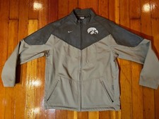 Iowa Hawkeyes Vintage Mike Jacket Football Size Large Retro