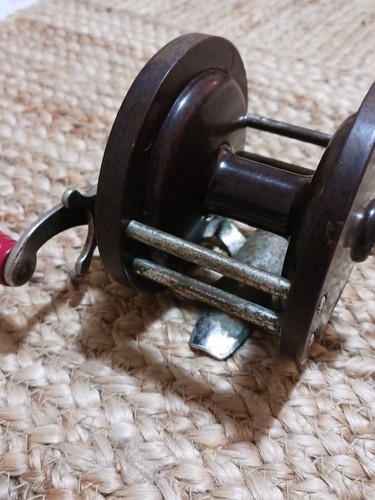 Baquelita marrón vintage Penn no 85 funciona bien - Imagen 4 de 10