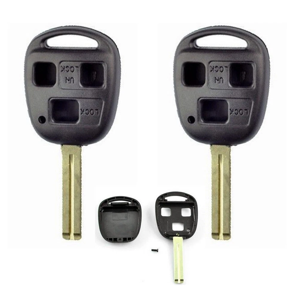 Carcasa de llave remota de 10 piezas para Lexus RX 300 RX350 3Bts llavero 42 mm Foto 2 de 4