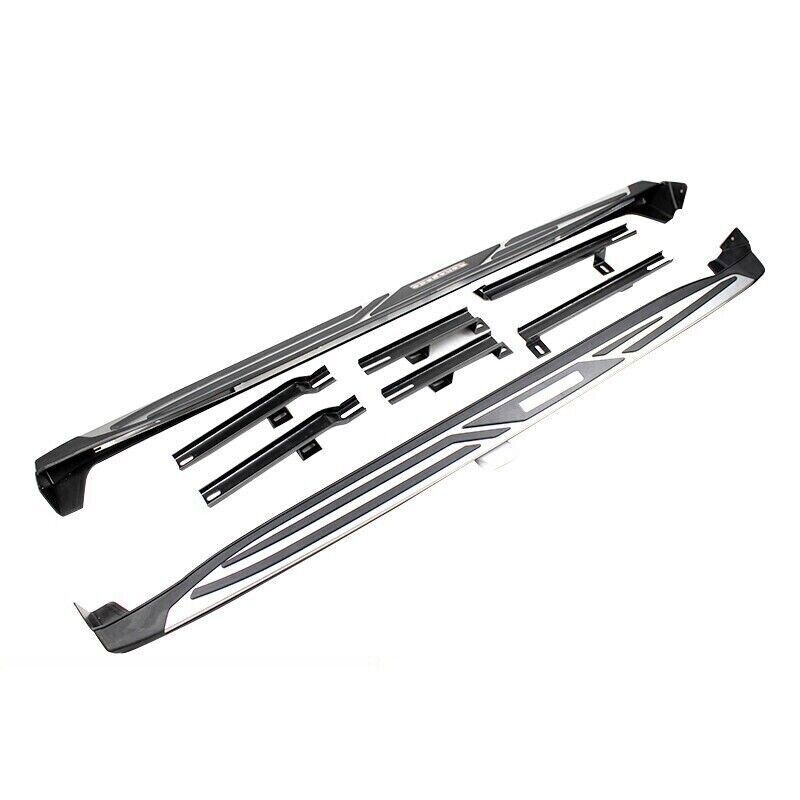 6-Inch Nerf Bar Side Steps For 2007-2018 Silverado / Sierra Crew Cab – T304 Stainless Steel, Bolt-On, Pair