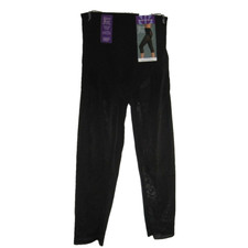 Naomi Nicole Capri Pant Medium Black Sheer Rear Lifting Firm Control New