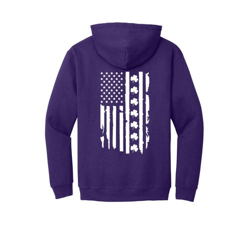 Sudadera con capucha Irish Shamrock US Distressed Flag - Imagen 80 de 115