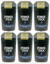 6X Brand New Power Stick Intensity Antiperspirant and Deodorant, 2 oz.Each