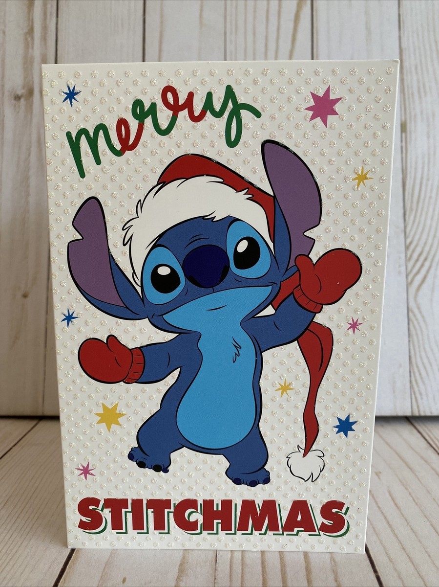 Lilo + Stitch Christmas Card Disney Happy Holiday Vibes To You