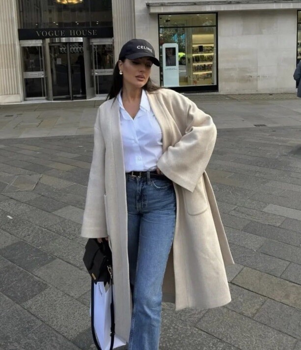 ALTRA CAPPOTTO ZARAZW COLLECTION MINIMALISTA MISTO LANA BEIGE FW24 TAGLIA S REF.8329 762