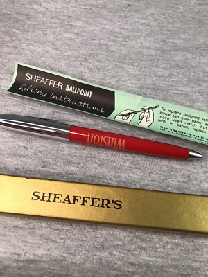 Sheaffer's Pen Winston Cigarette Logo Vintage Ballpoint With Original Box