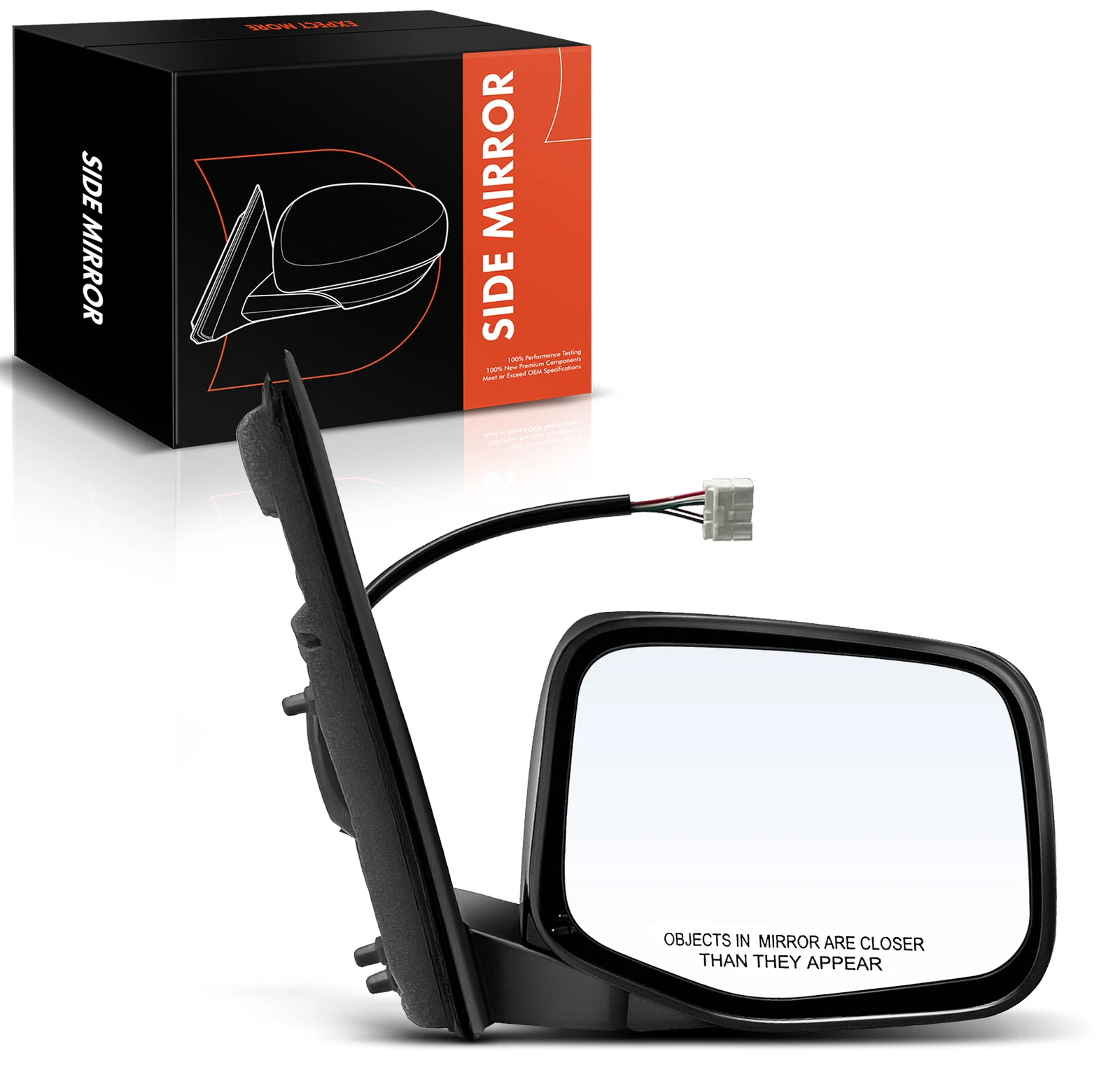 Right Power Mirror Heated w/ Manual Folding 5 Pins for Honda Odyssey 2011-2013