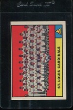 1961 Topps #347 Cardinals Team Card Ex-Mt *Free Shipping*