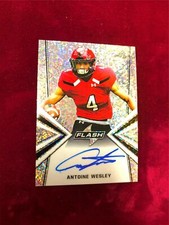 2019 Leaf ANTOINE WESLEY Auto Flash  Baltimore Ravens@ QP35