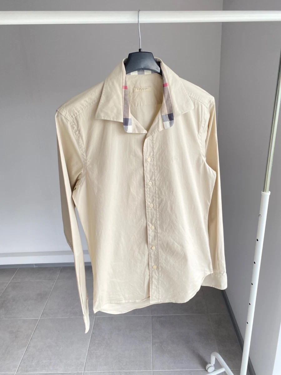 burberry cream shirt