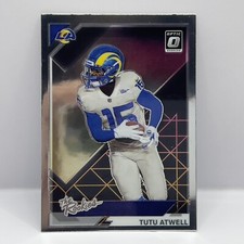 2021 Panini Donruss Optic Football Tutu Atwell The Rookies Insert TR-14 Rams