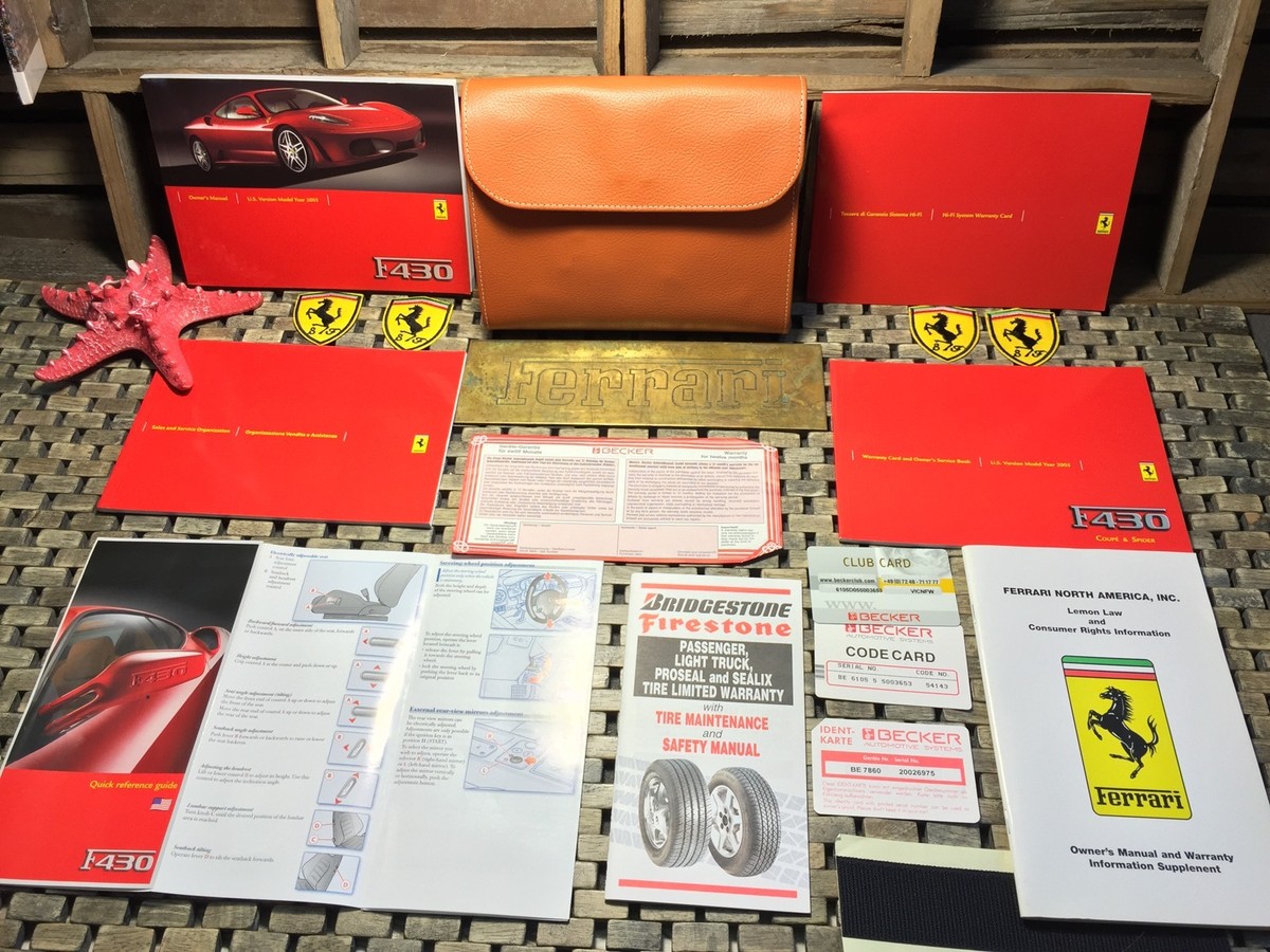 Ferrari F430 オーナーズマニュアル Ferrari F430 owners manual取扱説明書