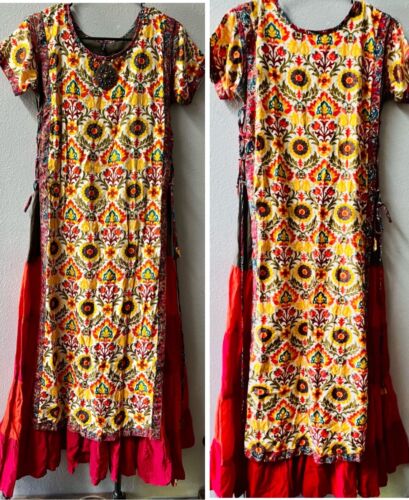 BEAUTIFUL~ MADE IN INDIA~UNBRANDED DRESS SIZE L
