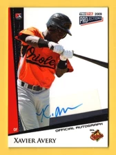 2009 TRISTAR PROjections #213 Xavier Avery Autograph Auto